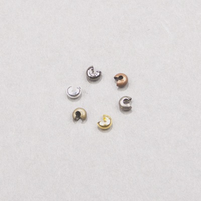 192-537: Crimp Covers 4mm - (50 pcs) 