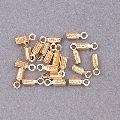 192-540-MG: 1mm Matte Gold Folding Crimp (20 pcs) - 192-540-MG