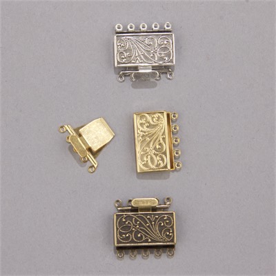 192-552: 5 Strand Decorative Clasp (1 pc) 