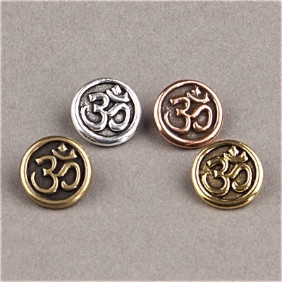194-014: 17mm Om Button - (1pc) 