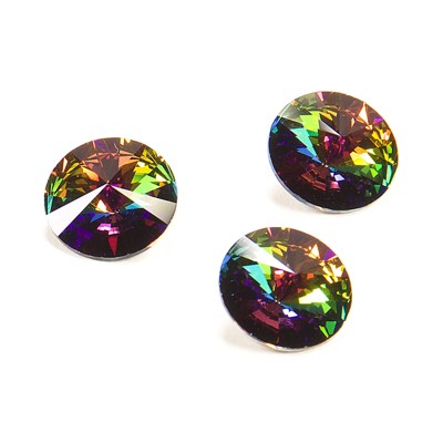 2-1122-005:  14mm Crystal Vitrail Med Foil Rivoli  |  1 pc 