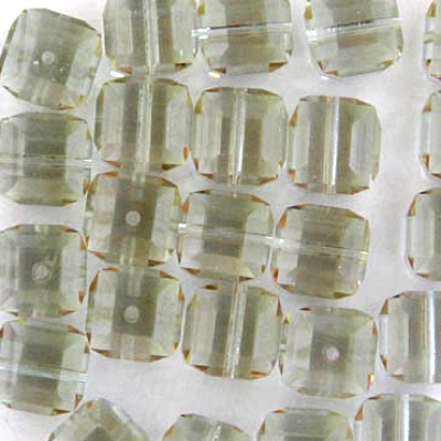 282-180-CANT:  8mm Cantaloupe Swarovski Crystal Cube (12 pcs) 