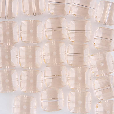 282-180-SILK:  8mm Silk Swarovski Crystal Cube (12 pcs) 