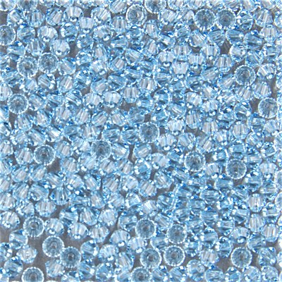 283-005:  5301 3mm bicone  Aquamarine 36 pcs 