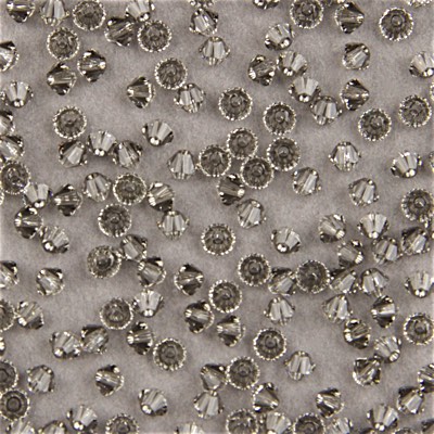 283-020:  5328 3mm bicone Black Diamond 36 pcs - 283-020
