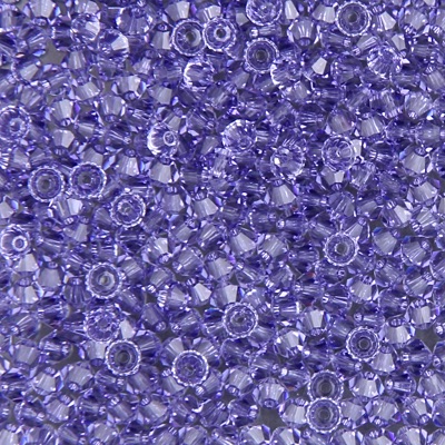 283-280:  5328 3mm bicone  Tanzanite  |  36 pcs 