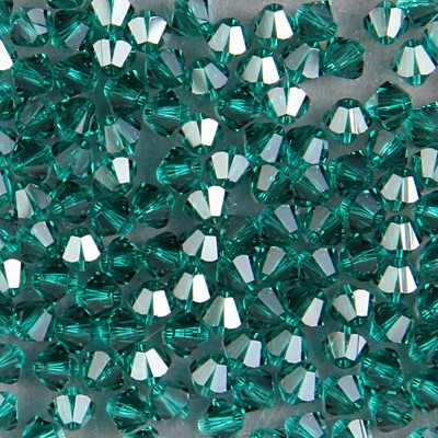 284-080:  5328 4mm bicone  Emerald (36 pcs) 