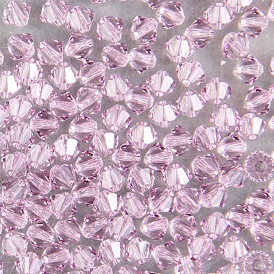 284-150:  5328 4mm bicone  Lt Amethyst (36 pcs) - Discontinued 