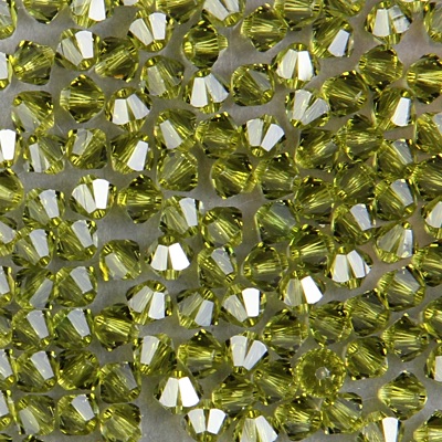 284-215:  5328 4mm bicone Olivine (36 pcs) 