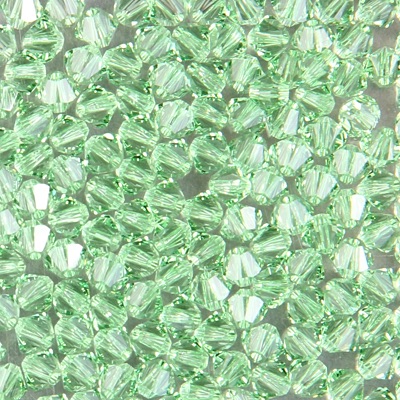 284-220:  5328 4mm bicone  Peridot (36 pcs) 