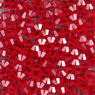 284-250:  5328 4mm bicone  Siam (36 pcs) 