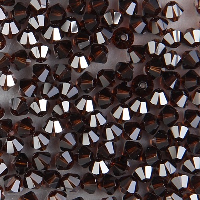 284-410:  5301 4mm bicone  Mocca (36 pcs) - Discontinued 