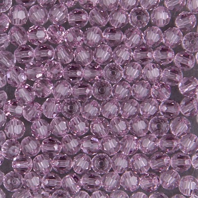 284-650:  5000 4mm fac rnd  Lt Amethyst (36 pcs) 