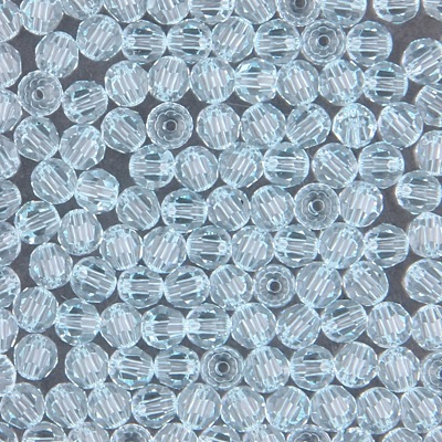 284-655:  5000 4mm fac rnd  Lt Azore (36 pcs) 