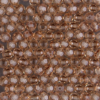 284-660:  5000 4mm fac rnd  Lt Colorado Topaz (36 pcs) 