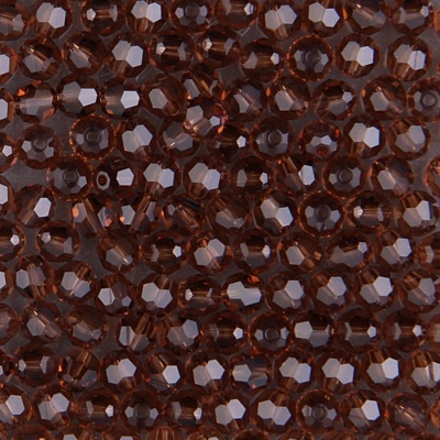 284-760:  5000 4mm fac rnd  Smoke Topaz (36 pcs) 