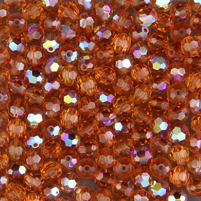 284-786:  5000 4mm fac rnd  Topaz AB (36 pcs) 