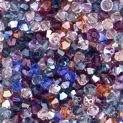 284-MIX-26:  5301 4mm bicone Crystal Arabian Night Mix (70 pcs) 