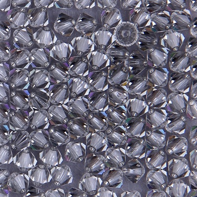 285-020:  5328 5mm bicone Black Diamond (36 pcs) - Discontinued 