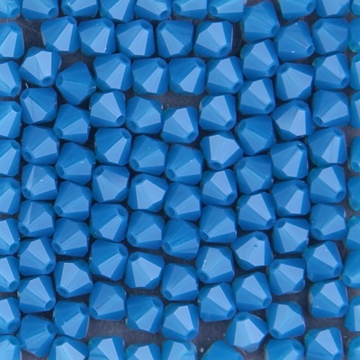 285-040:  5301 5mm bicone  Caribbean Blue Opal (36 pcs) - Discontinued 