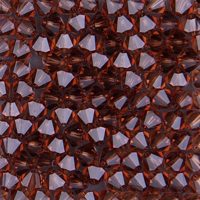 285-261:  5328 5mm bicone Smoke Topaz (36 pcs) - Discontinued 
