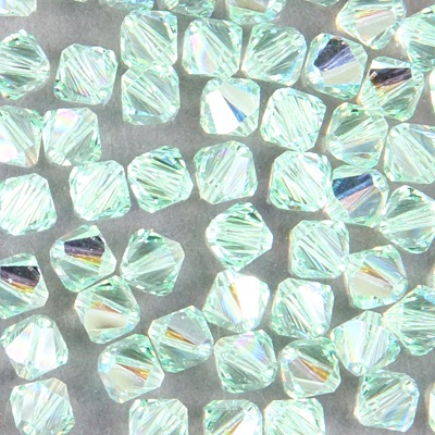 286-046:  5328 6mm bicone  Chrysolite AB (36 pcs) 