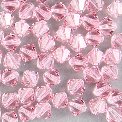 286-175:  5328 6mm bicone  Lt Rose (36 pcs) 