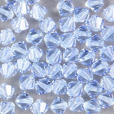 286-185:  5328 6mm bicone  Lt Sapphire (36 pcs) 