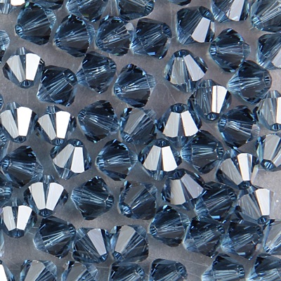 286-205:  5328 6mm bicone  Montana (36 pcs) 