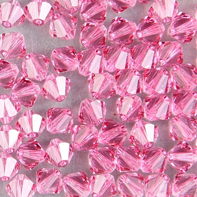 286-230:  5328 6mm bicone  Rose (36 pcs) 
