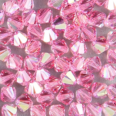 286-231:  5328 6mm bicone  Rose AB (36 pcs) 