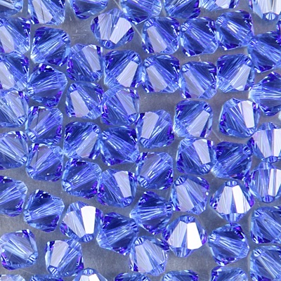 286-245:  5328 6mm bicone  Sapphire (36 pcs) - 286-245