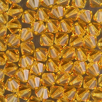 286-270:  5328 6mm bicone  Sunflower (36 pcs) - Discontinued 