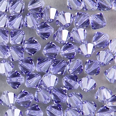 286-280:  5328 6mm bicone  Tanzanite (36 pcs) 