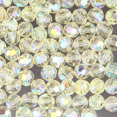 286-641:  5000 6mm fac rnd  Jonquil AB (36 pcs) 