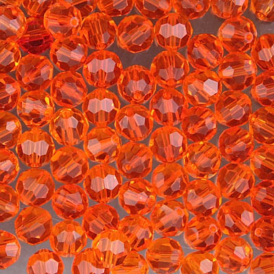 286-725:  5000 6mm fac rnd  Red Topaz (36 pcs) 