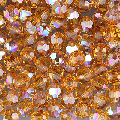 286-786:  5000 6mm fac rnd  Topaz AB (36 pcs) 