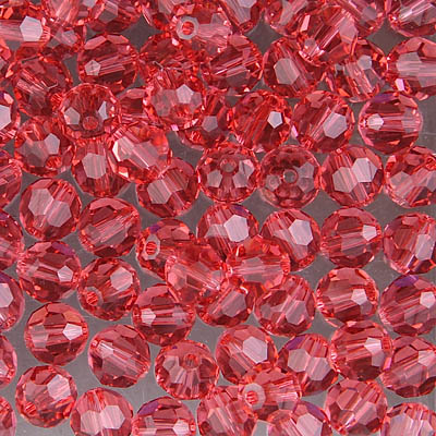 286-870:  5000 6mm fac rnd  Padparadscha (36 pcs) 