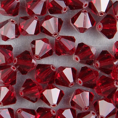 288-095:  5328 8mm bicone  Garnet (36 pcs) 