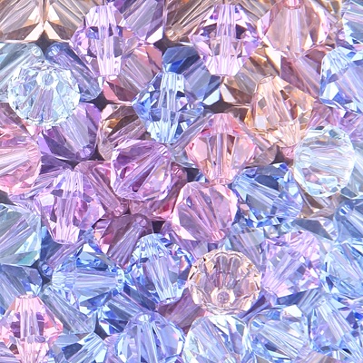 288-MIX-04:  5301 8mm bicone Crystal Summer Frolic Mix (72 pcs) 