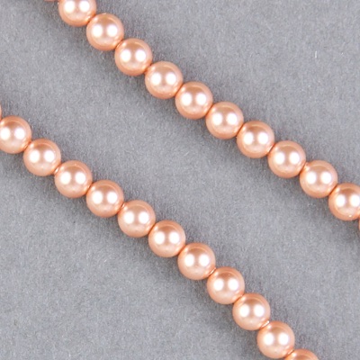 29-0445:  5810 4mm Rose Peach Crystal Pearl 