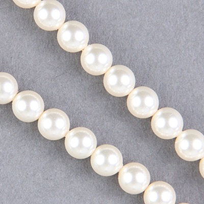 29-0608:  5810 6mm Creamrose Lt Crystal Pearl 