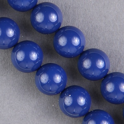 29-1034:  5810 10mm Dark Lapis Crystal Pearl 