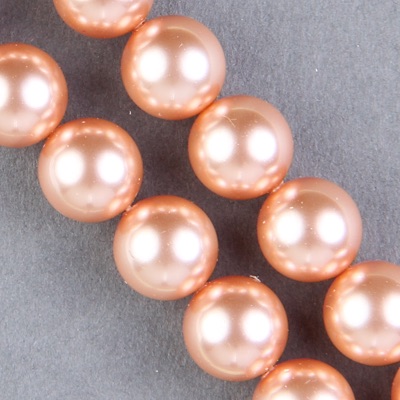 29-1045:  5810 10mm Rose Peach Crystal Pearl 