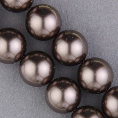 29-1205:  5810 12mm Brown Crystal Pearl 