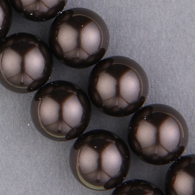 29-1211:  5810 12mm Deep Brown Crystal Pearl 