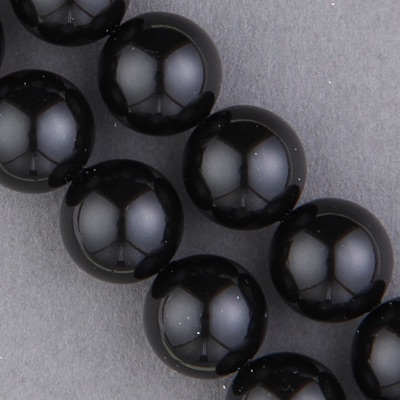 29-1221:  5810 12mm Mystic Black Crystal Pearl 