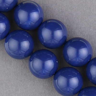 29-1234:  5810 12mm Dark Lapis Crystal Pearl 