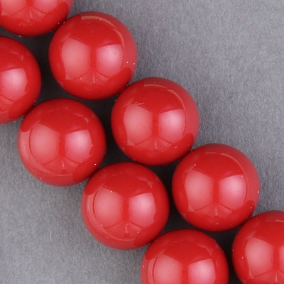 29-1244:  5810 12mm Red Coral Crystal Pearl 