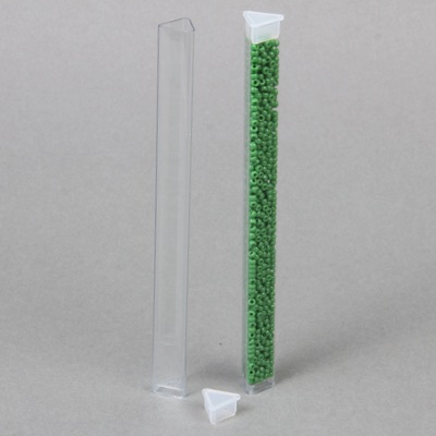 501-072:  (DISCONTINUED) Triangular Tube & Cap (9/16 x 6) -  approx 100 pcs 